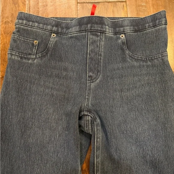 Spanx Jeanish Ankle Leggings Medium Wash Jeggings size Medium - Picture 5 of 12